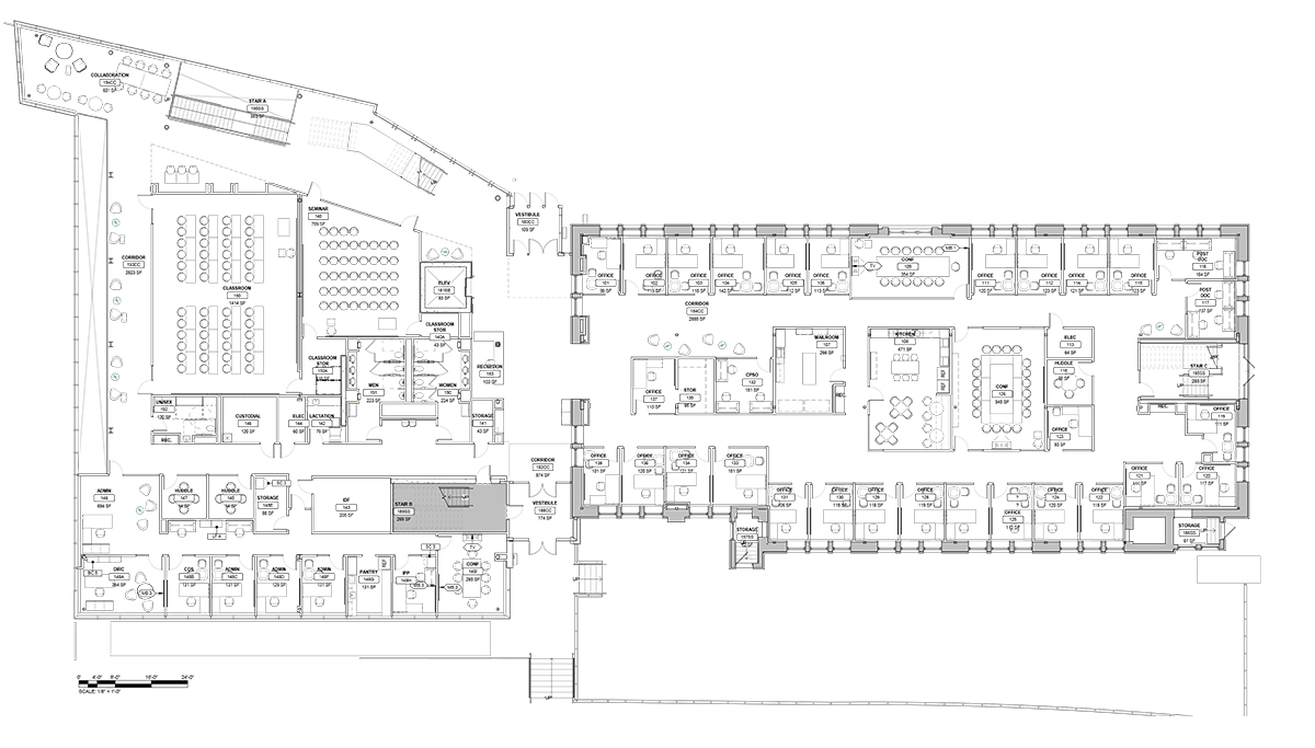 First level floor plan